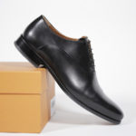 owen edward black oxford shoe review box